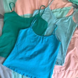 bundle of 3 tight fitted tanks!